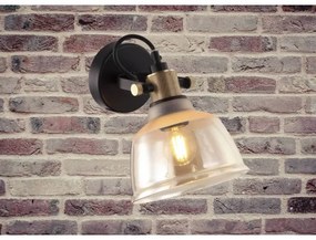 Klausen 101000 - Applique ASGARD 1xE27/11W/230V beige/nero/oro