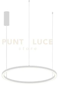 Lampadario a sospensione led hoop bianca 40w 6000lm cct 3000k 4000k...