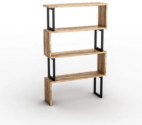 Libreria CEYLAN 128x80 cm marrone/nero