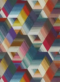 Harlequin Carta da parati Arccos - Cerise/ Neptune/ Teal