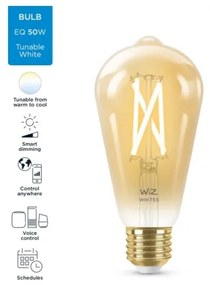 Lampadina LED dimmerabile VINTAGE ST64 E27/7W/230V 2000-5000K CRI 90 Wi-Fi - WiZ