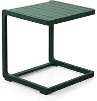 Tavolino da giardino Chiara in alluminio verde 41x41 cm