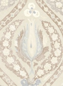 Lewis & Wood Carta da parati Benaki - Blue Mink