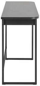 Tavolo consolle nero con effetto frassino 40x140 cm Darlington – Actona