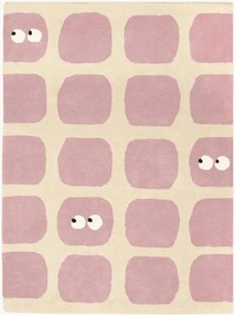 Tappeto per bambini fatto a mano Bidules Pink, varie misure
