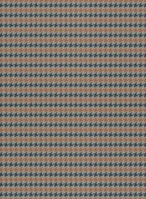 Ulricehamns Tapetfabric Carta da parati Houndstooth - Blue