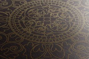 Quadro su tela – Ornamento orientale dorato