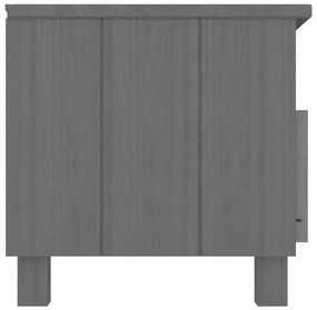 Mobile tv hamar grigio scuro 106x40x40 cm in legno di pino