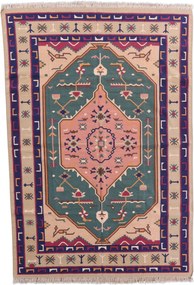 Kilim Tappeto 270x190 (Iran) Tessuto A Mano