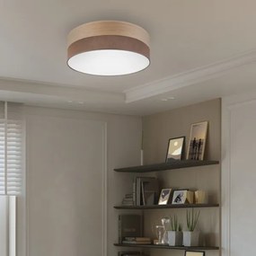 Plafoniera LED SIRJA WOOD LED/36W/230V diametro 45 cm marrone/quercia