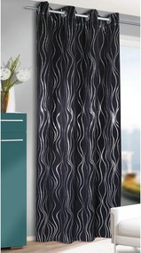 Tenda nera 135x245 cm Waves – Sehlbach