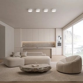 Plafoniera da bagno con sensore CLEO 1xE27/24W/230V Ø 20 cm IP54 bianca