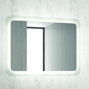 Kamalu - specchio bagno led 100x60 cm cornice illuminata modello a100