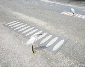 Passatoia da interno/esterno grigia 70x150 cm Ella Warm Grey – Pappelina