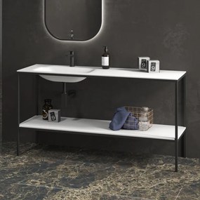 Mobile bagno metallico a terra 155 cm NET-155 - KAMALU