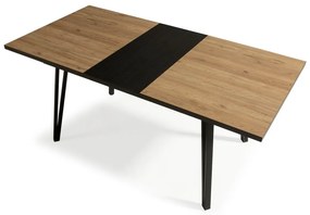 Tavolo da pranzo con piano in rovere 90x140 cm Cleo - Marckeric