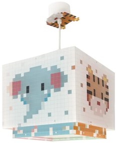 Dalber 63372 - Lampadario per bambini LITTLE PIXEL 1xE27/15W/230V