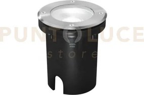 Faro a incasso calpestabile drive orientabile acciaio 1 luce attacc...