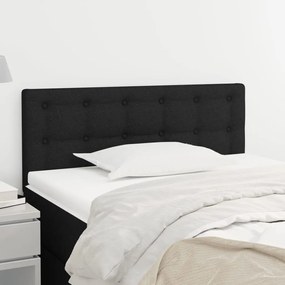 Testiera Nera 80x5x78/88 Cm İn Tessuto /