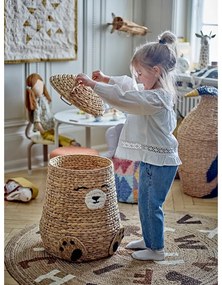 Cesto per bambini in giacinto d'acqua di colore naturale ø 40x57 cm Timone - Bloomingville Mini