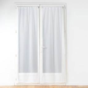 Tende sottili in set bianche in microsatinato 2 pz 70x200 cm Voiline – douceur d'intérieur