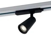 Faro LED KONE nero con adattatore trifase 13W 1300 Lumen 3000K (luce calda)