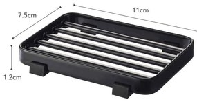 Tappeto di sapone nero Tower - YAMAZAKI