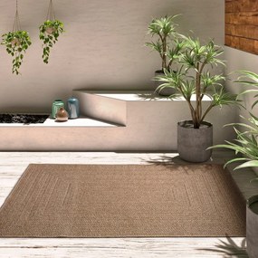 Tappeto da interno/esterno di colore naturale 80x150 cm Acra – Universal