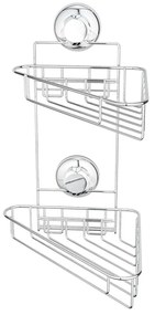 Mensola angolare autoportante in metallo per bagno in argento Bestlock Bath - Compactor