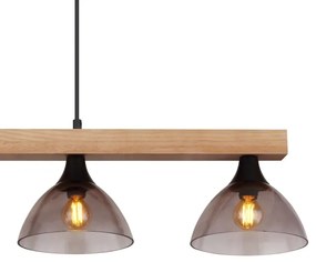 Globo 15544-4H - Lampadario a sospensione con filo LINDI 4xE14/15W/230V