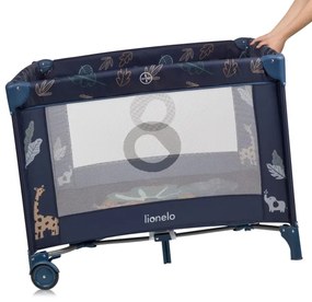 Lionelo - Box per bambini BONNIE Blu Navy