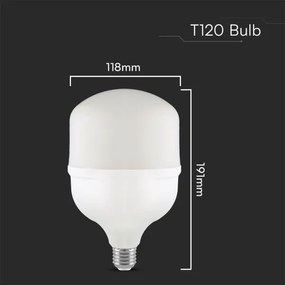 Lampadina LED T120, attacco E27, 40W, 230V, 4000K