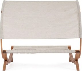 Lettino Due Posti In Legno Con Tettuccio E Cuscini 180x196x165 Cm Noes Bizzotto