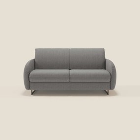 Ninfea divano letto Design Morbido con Piedini alti in Metallo e Materasso H18 cm in tessuto impermeabile T03