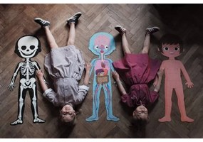 Janod - Puzzle educativo per bambini 225 pezzi corpo umano