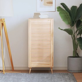 Anta Con Design A Lamelle 99,3x49,4 Cm İn Legno Di Pino /