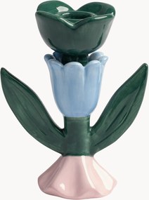 Portacandele dipinto a mano Blume