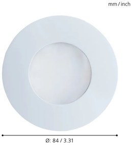 Eglo 94093 - Lampada LED da incasso per bagni MARGO 1xGU10/5W/230V