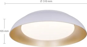 Brilagi - LED Plafoniera dimmerabile ALVA LED/48W/230V 3000-6500K Ø 51 cm bianco + telecomando