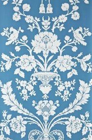 Farrow & Ball Carta da parati St Antoine - Chinese Blue/ Pointing