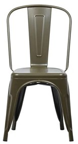 Sedie da pranzo in metallo verde in set di 2 Afternoon - vtwonen