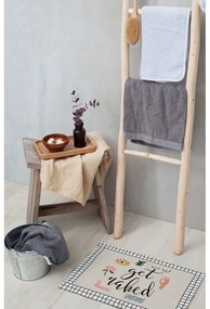 Tappetino da bagno bianco-nero 60x40 cm Get-Naked - Little Nice Things