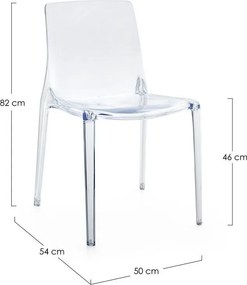 Sedia da esterno in plastica Adele – Bizzotto