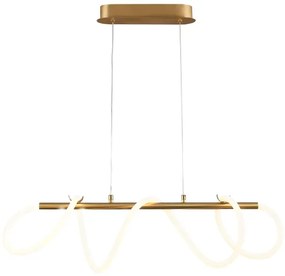 Lampadario LED a sospensione con filo EMMA LED/38W/230V oro