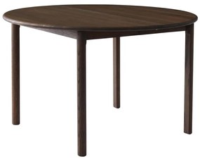 Tavolo da pranzo rotondo pieghevole in rovere marrone scuro ø 120 cm Noor - Hammel Furniture