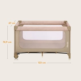 Lionelo - Lettino da viaggio JASMIN EASY FOLD Sabbia beige