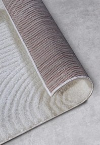 Passatoia color crema 80x240 cm Chappe Cream White - Elle Decoration