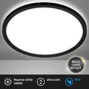 Briloner 3642-415 - Plafoniera LED da bagno SLIM LED/19W/230V IP44 nero