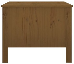 Tavolino da Salotto Miele 100x50x40 cm Legno Massello di Pino