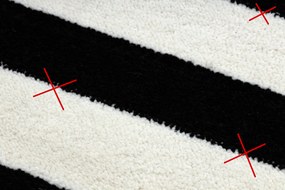 Tappeto HAMPTON Inquadrata nero - PRODOTTO DI SECONDO GRADO